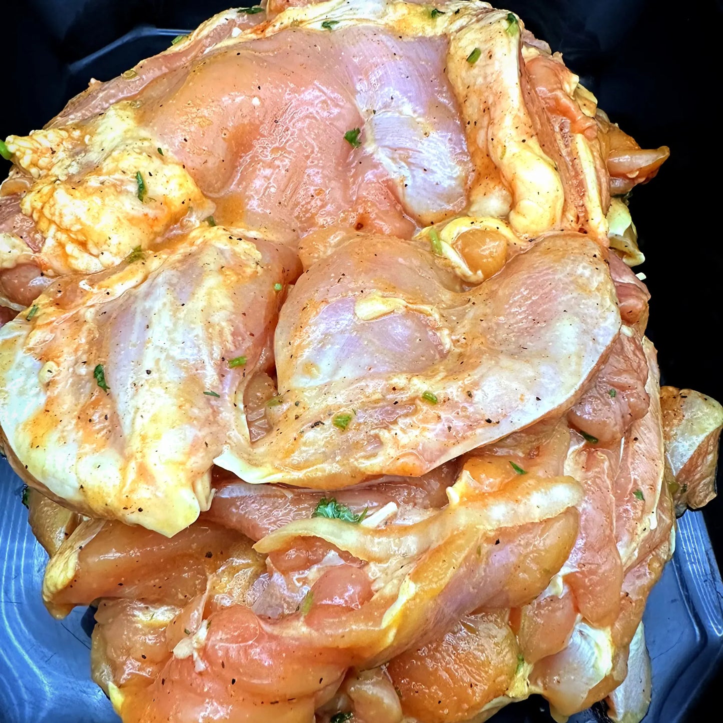 Baja Marinated Chicken - Juicy chicken marinated in a zesty Baja sauce with hints of citrus and spices, perfect for grilling or baking.
