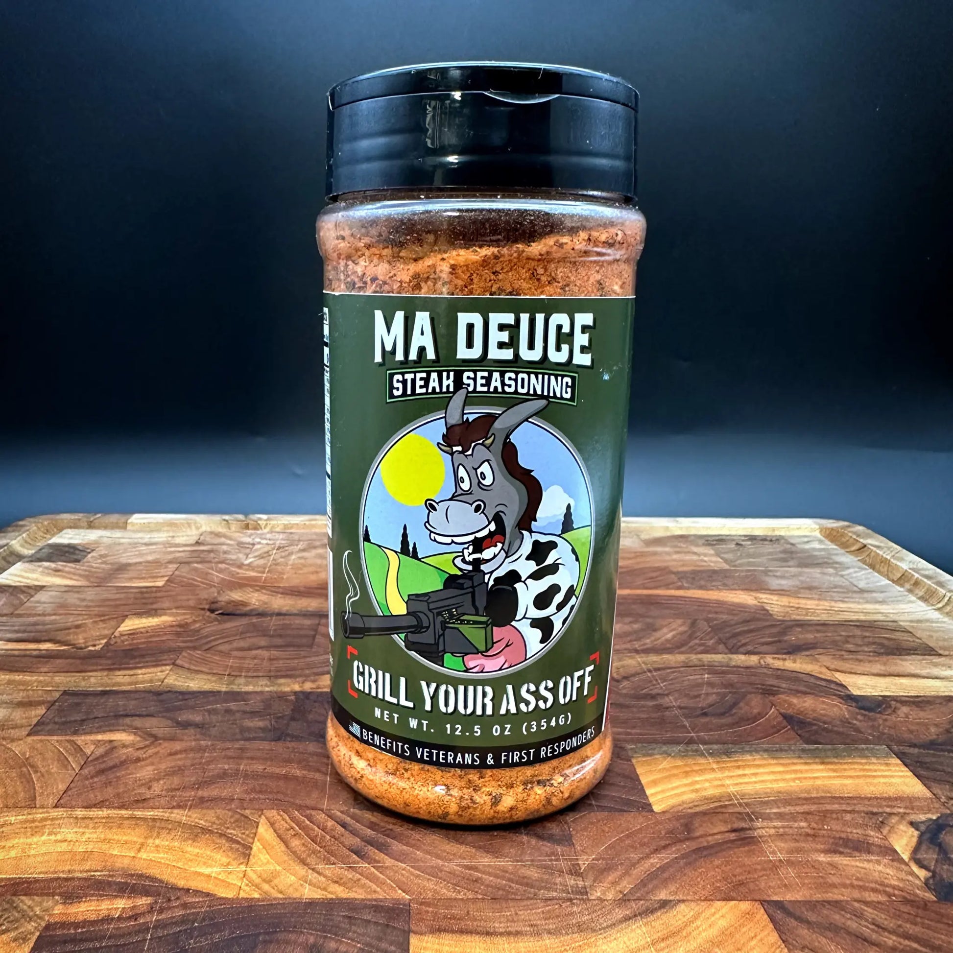 A jar of Ma Deuce by GYAO, ideal for grilling or roasting any protein.