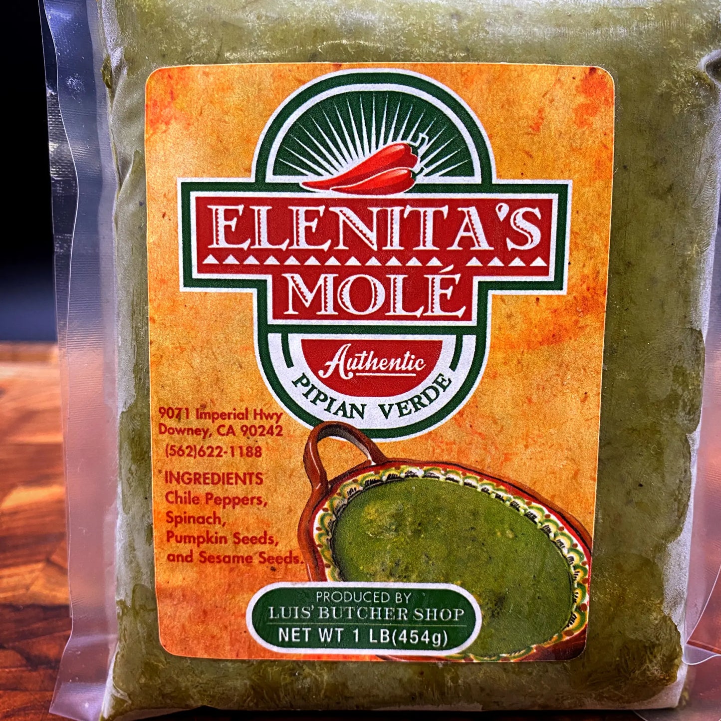 Pipian Verde - a traditional green sauce made with quality ingredients by Luis Butcher Shop